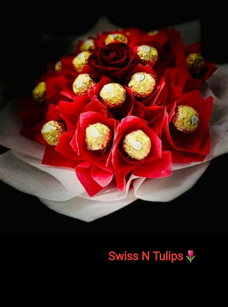 16 Pc Ferro Rocher With Rose