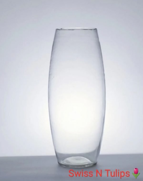 Glass vase With in 18 inches hight