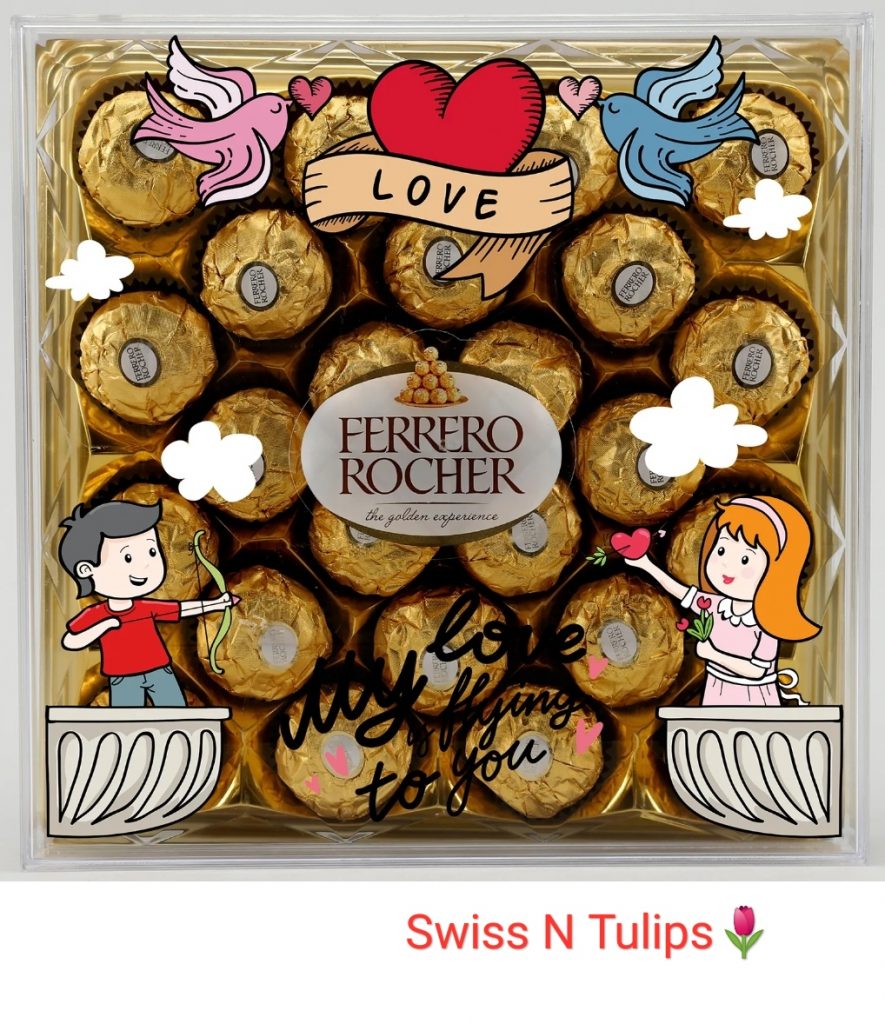 PRINTED FERRO ROCHER BOX