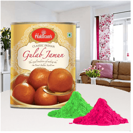 Classic Holi Combo With Gulab Jamun