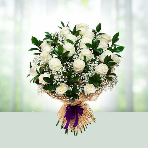 white-roses-flowers-bouq 15 white roses flowers bouq