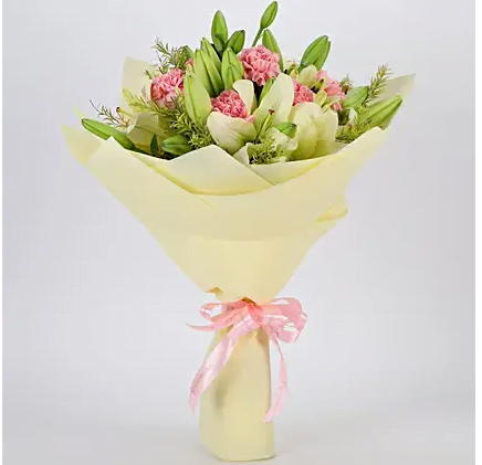 Asiatic Lilies & Carnations Mixed Bouquet Untitled35