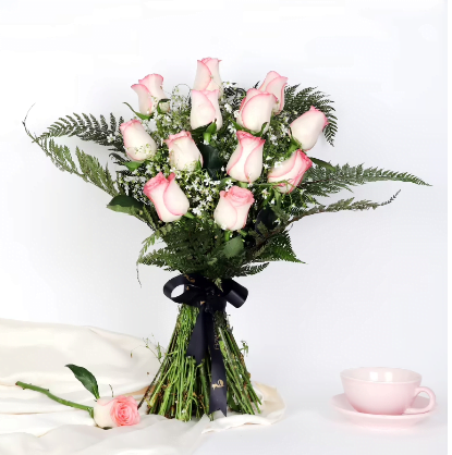Passionate Pink Rose Bouquet Untitled41