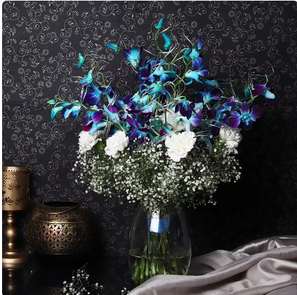 Orchids Alluring Orchids And Carnations Vase