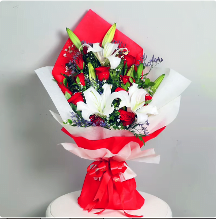 Lively Lilies Bouquet Untitled83