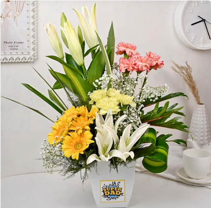 Super Dad Colourful Bouquet Untitleda22