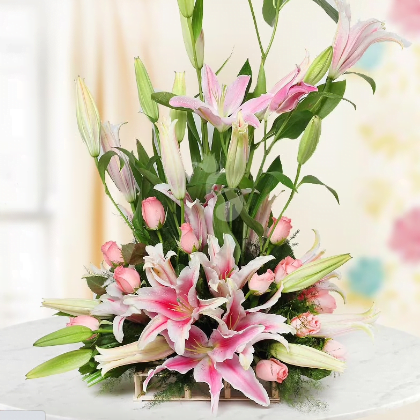 Beautiful Lilies Arrangement Untitleda7