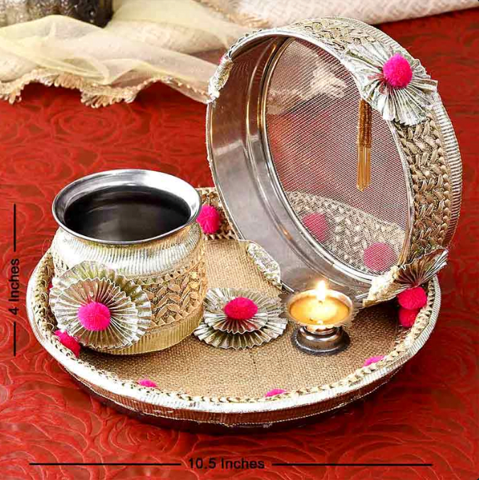 Traditional Karwa Thali Hamper 11