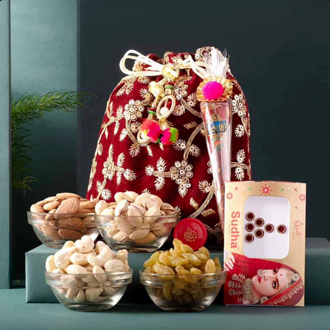 Dry Fruits N Bag Sargi Hamper 31
