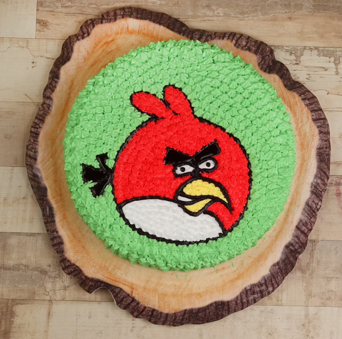 Angry Bird Themed Cake Untitledp32