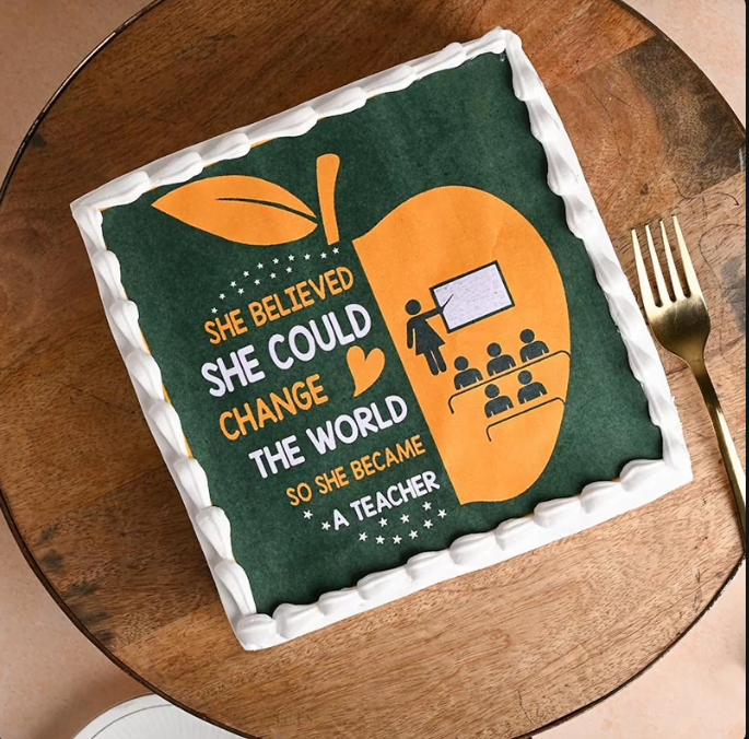Quoted Teachers Day Cake Untitledq10