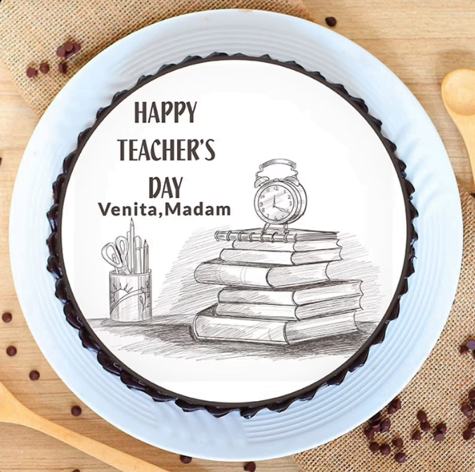 Teachers Day Poster Cake Untitledq40