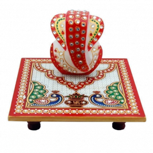 Marble Finish Ganesha 3 inch