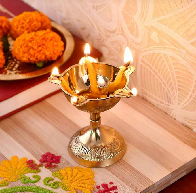 Auspicious Bangla Brass Deep Auspicious Bangla Brass Deep