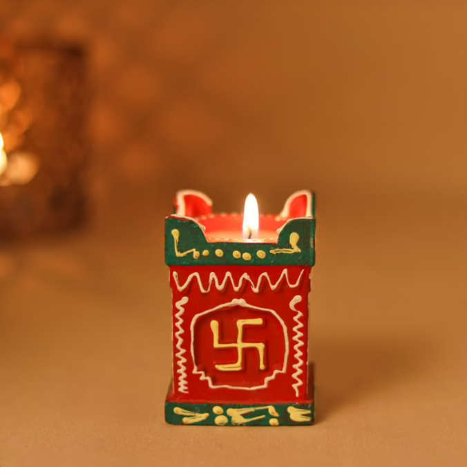 Majestic Tulsi Wax Diya Majestic Tulsi Wax Diya