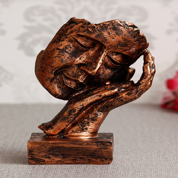 Rustic Look Face Figurine Rustic Look Face Figurine